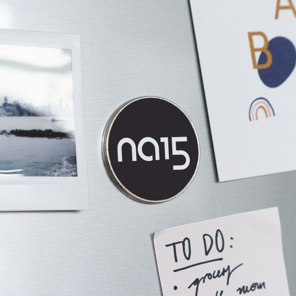 Runder nullacht15 Kühlschrankmagnet